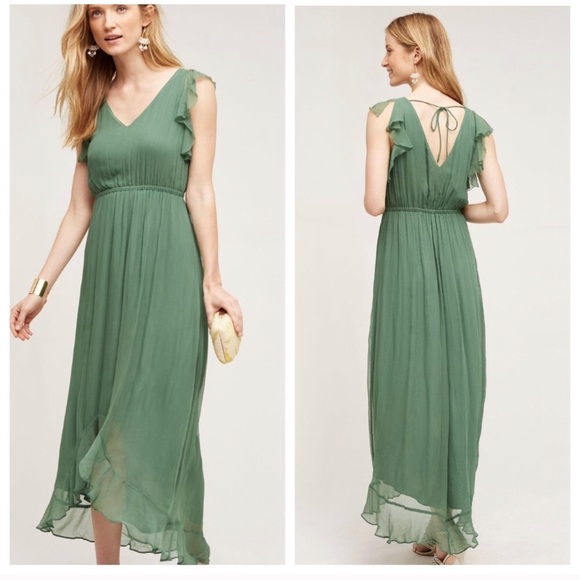 Anthropologie Dresses & Skirts - Anthropologie • HD in Paris green Sidra dress